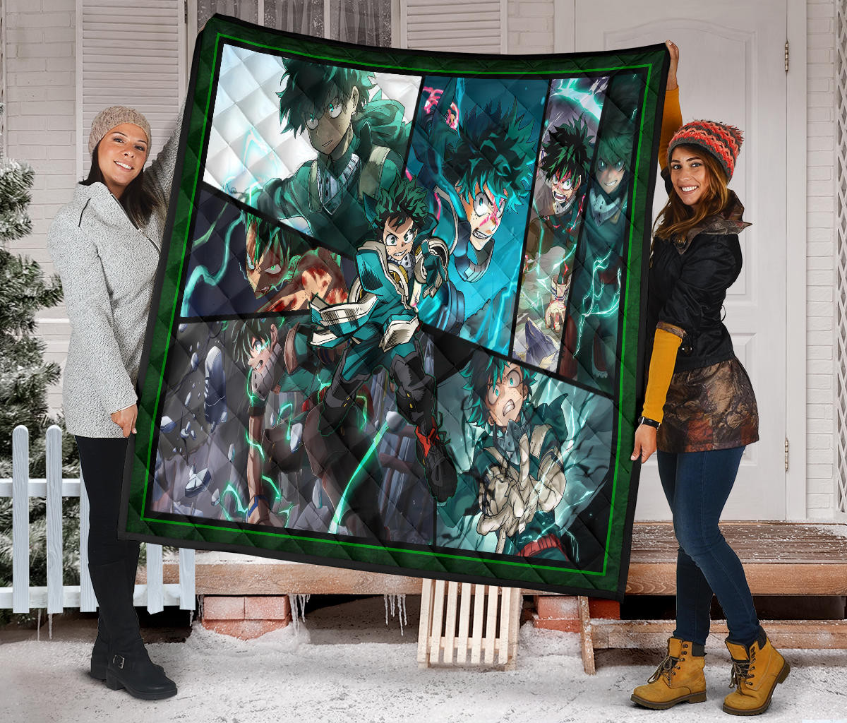 Midoriya Izuku My Hero Academia Premium Quilt Blanket Anime Home Decor Custom For Fans NA060603 - Image 2