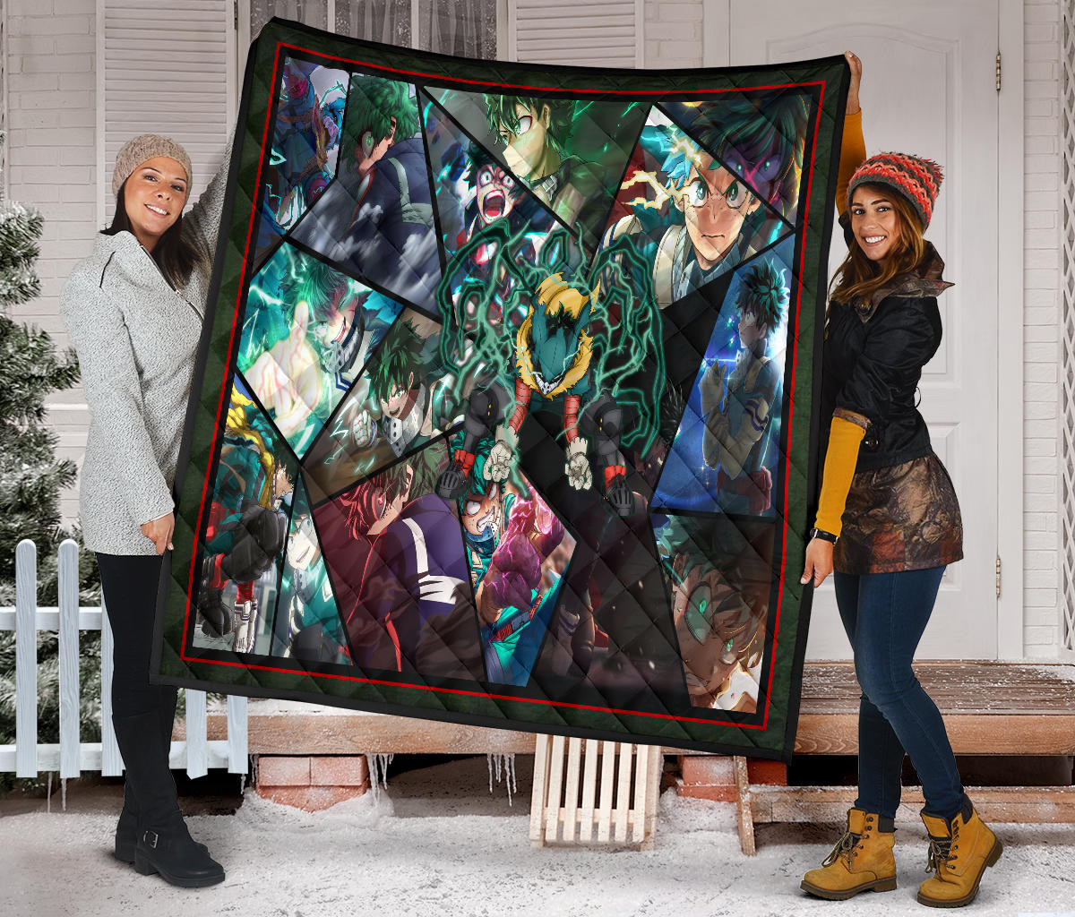 Midoriya Izuku My Hero Academia Premium Quilt Blanket Anime Home Decor Custom For Fans NA060604 - Image 2