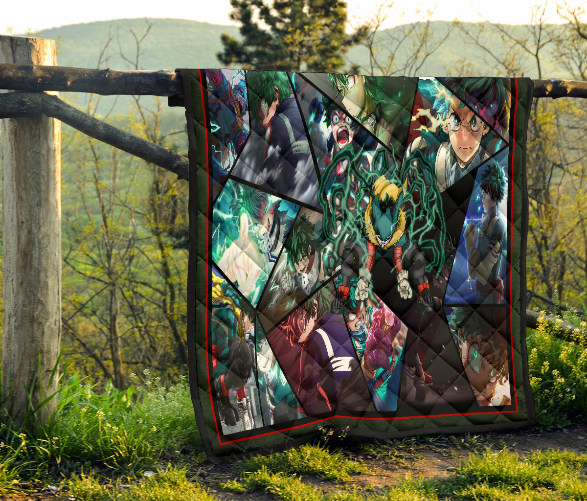 Midoriya Izuku My Hero Academia Premium Quilt Blanket Anime Home Decor Custom For Fans NA060604 - Image 8
