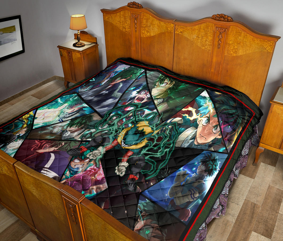 Midoriya Izuku My Hero Academia Premium Quilt Blanket Anime Home Decor Custom For Fans NA060604 - Image 11