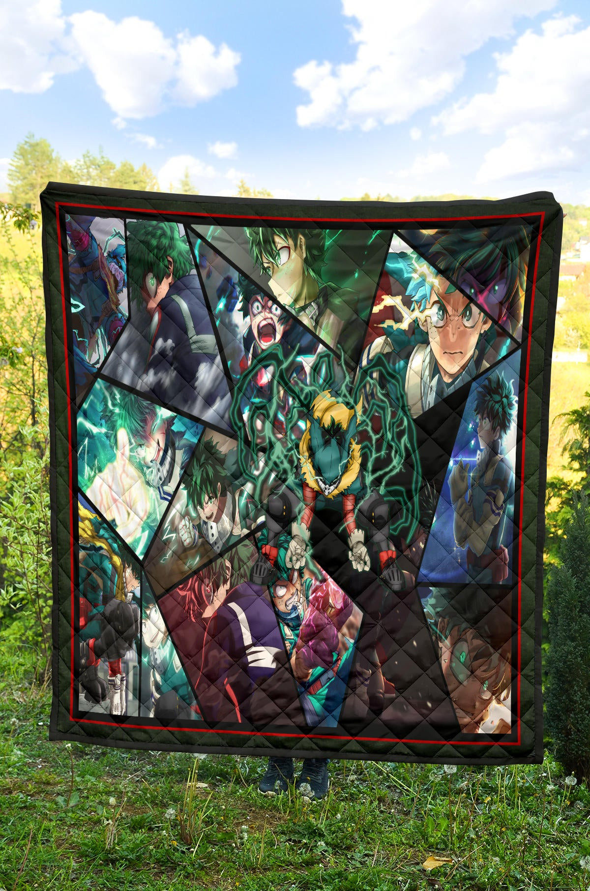 Midoriya Izuku My Hero Academia Premium Quilt Blanket Anime Home Decor Custom For Fans NA060604 - Image 4