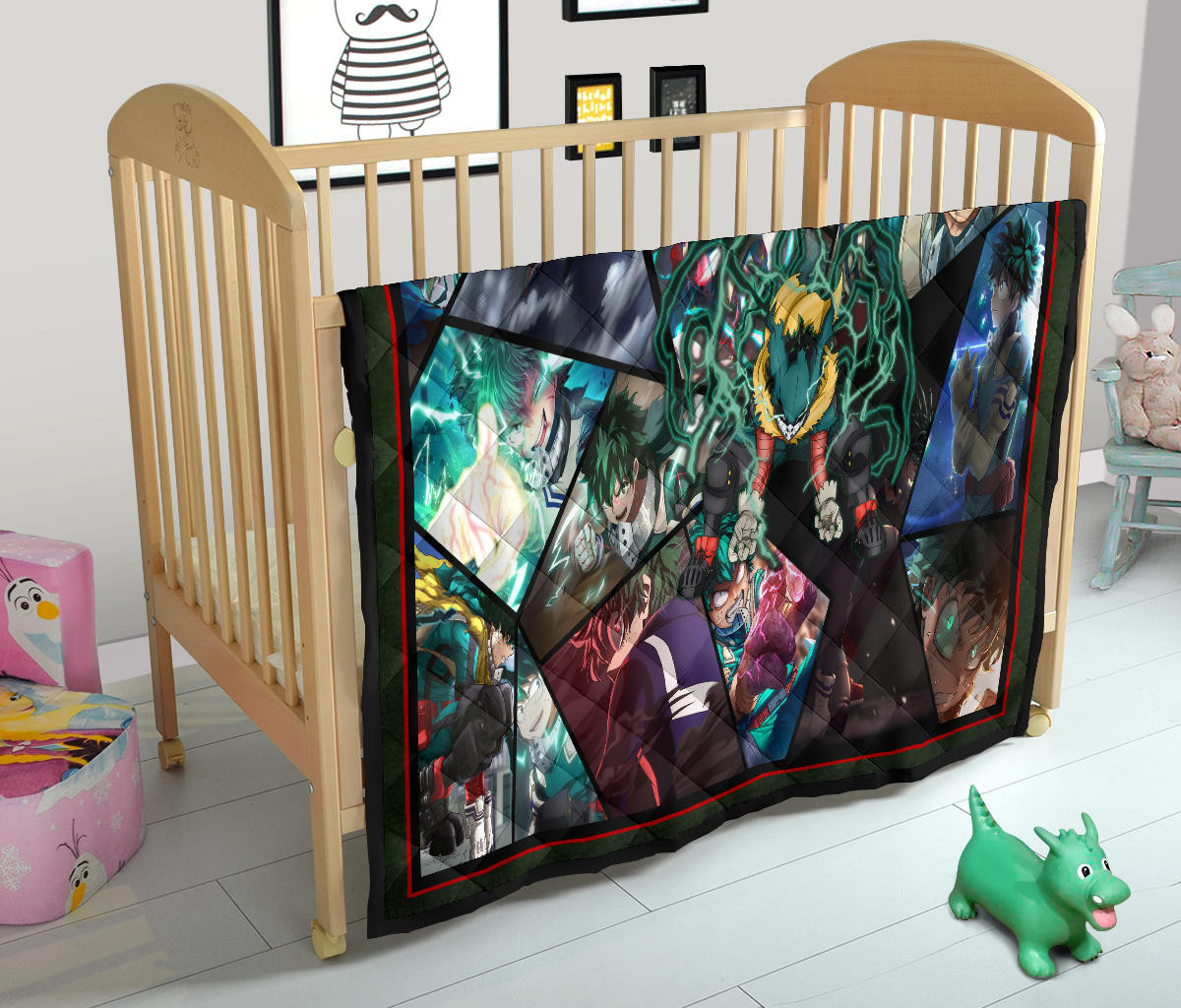 Midoriya Izuku My Hero Academia Premium Quilt Blanket Anime Home Decor Custom For Fans NA060604 - Image 12