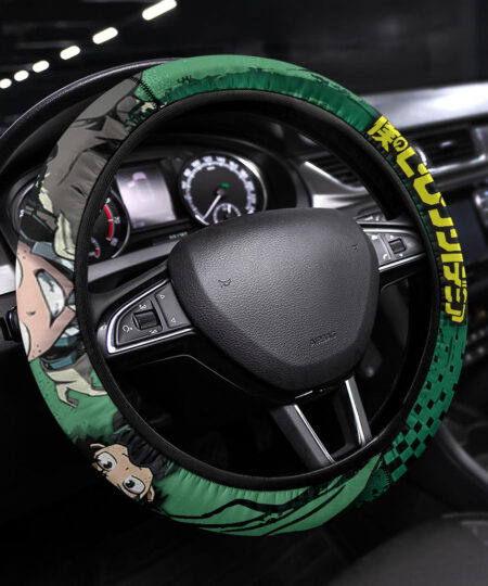 Midoriya Izuku My Hero Academia Steering Wheel Cover Anime Car Accessories Custom For Fans AA22121501