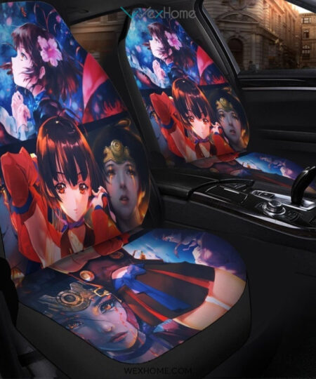 Mumei Girl Anime Car Seat Covers