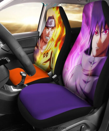 Naruto Sasuke Anime Car Seat Covers Naruto Fan Gift