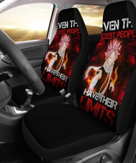 Natsu Fairy Tail Anime Car Seat Covers 3