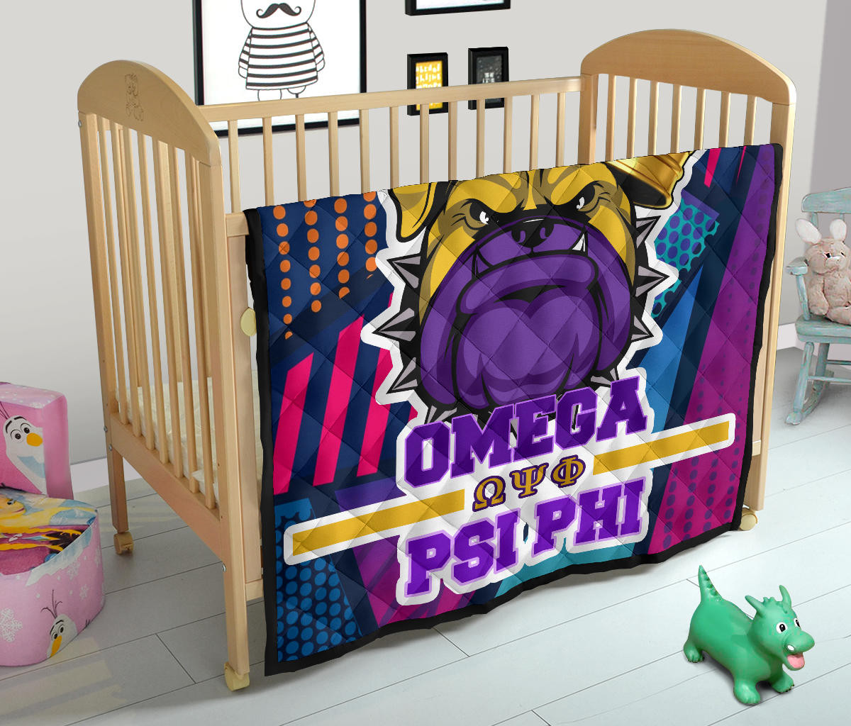 Omega Psi Phi Premium Quilt Blanket Fraternity Home Decor Custom For Fans AT22081202 - Image 12