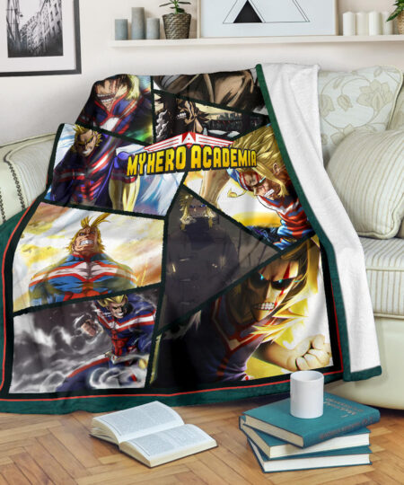 One Might My Hero Academia Fleece Blanket Anime Home Decor Custom For Fans NA060703