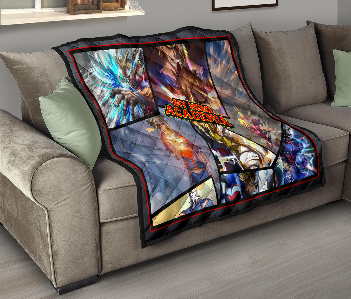 One Might My Hero Academia Premium Quilt Blanket Anime Home Decor Custom For Fans NA060704 - Image 9