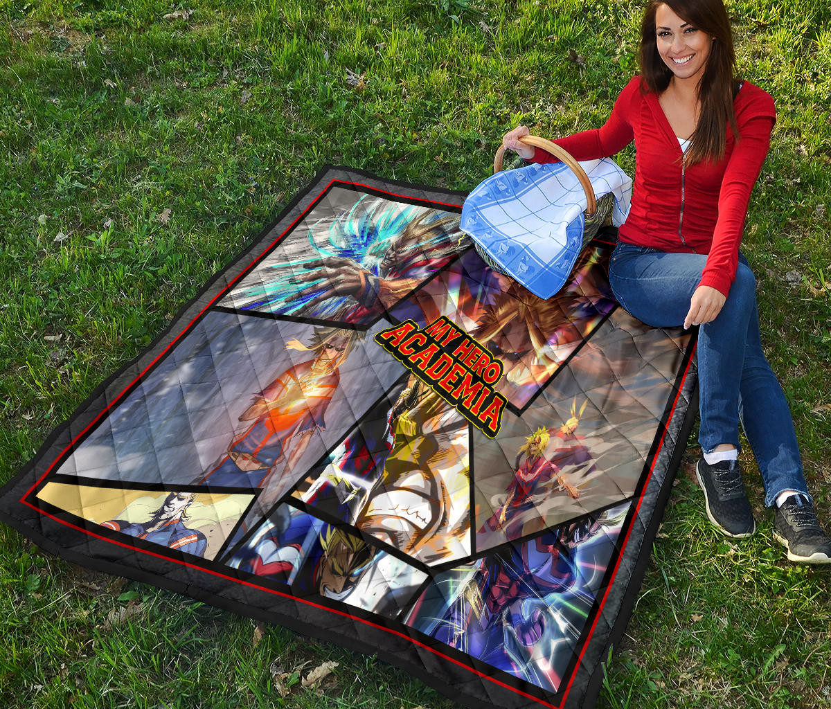 One Might My Hero Academia Premium Quilt Blanket Anime Home Decor Custom For Fans NA060704 - Image 6