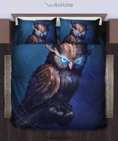 Owl Bedding Set 1 - duvet cover and pillowcase set - Unique Design Amazing Gift