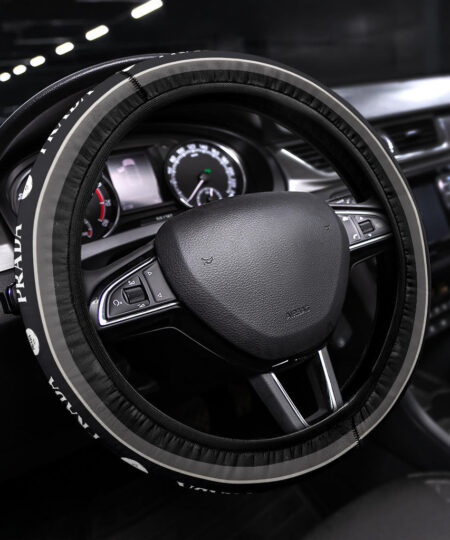Prada Symbol Steering Wheel Cover Fashion Car Accessories Custom For Fans AA23010502