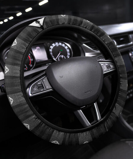 Prada Symbol Steering Wheel Cover Fashion Car Accessories Custom For Fans AA23010503