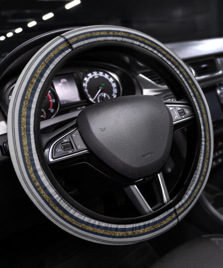 Prada Symbol Steering Wheel Cover Fashion Car Accessories Custom For Fans AA23010504