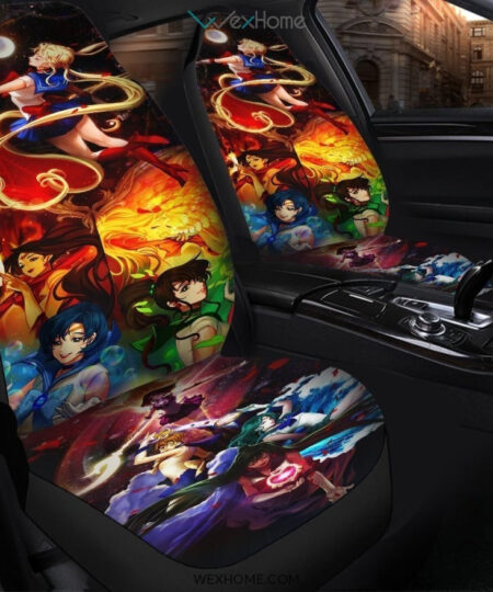 Sailor Moon Anime Car Seat Covers