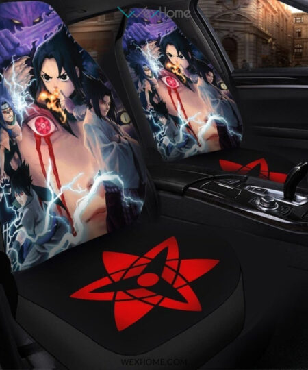 Sasuke Kun Naruto Anime Car Seat Covers