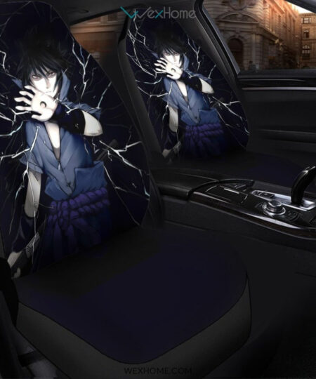 Sasuke Moon Naruto Anime Car Seat Covers