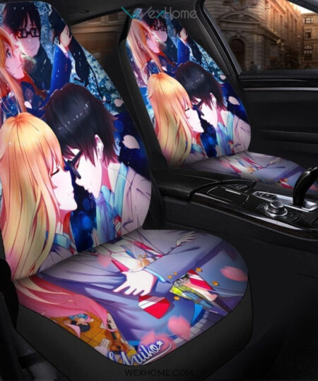Shigatsu Wa Kimi No Uso Anime Car Seat Covers