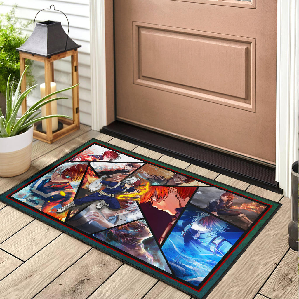 Shoto Todoroki My Hero Academia Door Mat Anime Home Decor Custom For Fans NA060702 - Image 3