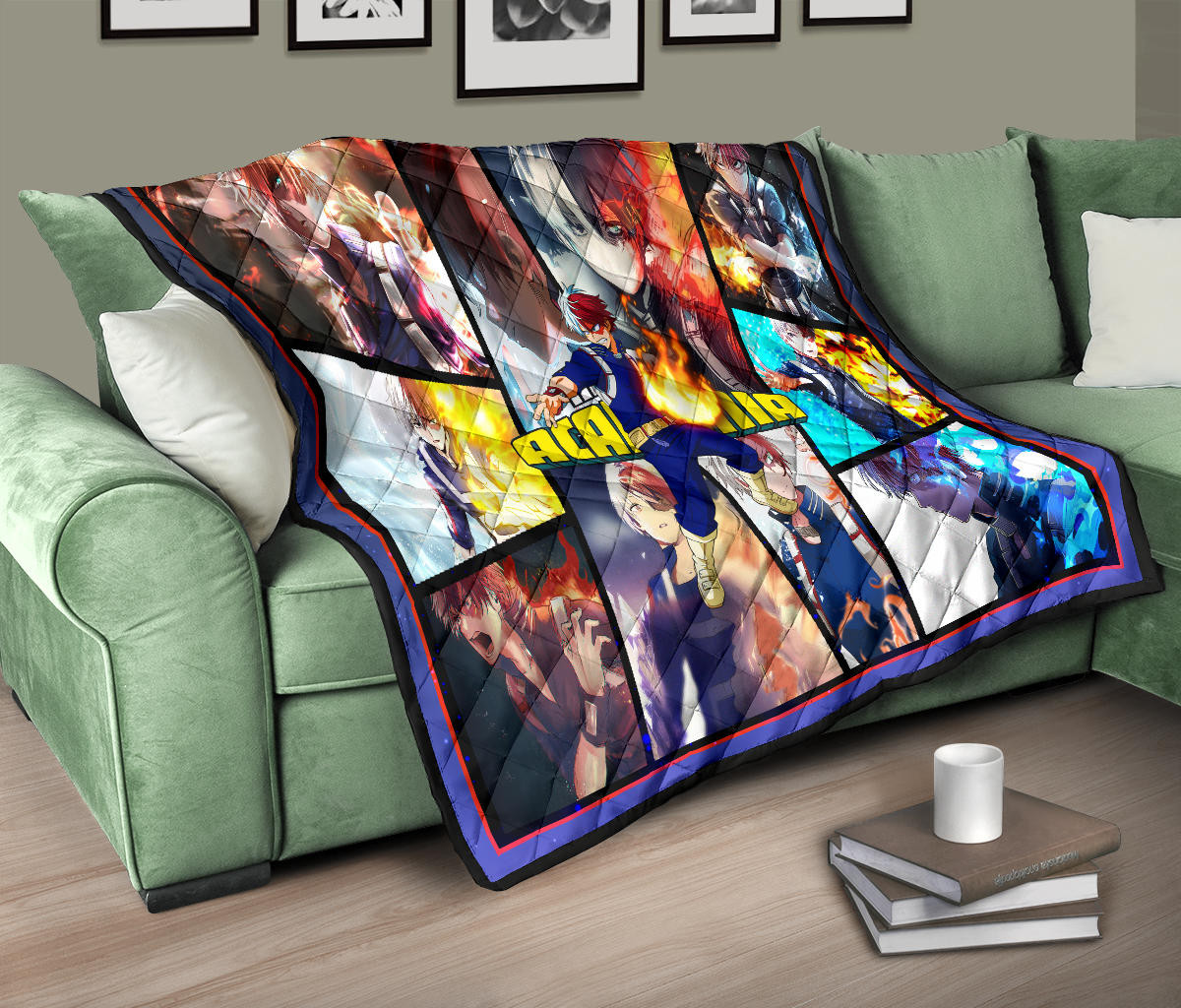 Shoto Todoroki My Hero Academia Premium Quilt Blanket Anime Home Decor Custom For Fans NA060701 - Image 10