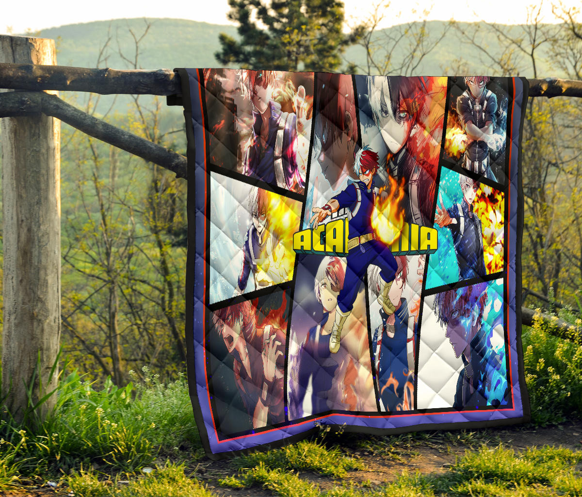 Shoto Todoroki My Hero Academia Premium Quilt Blanket Anime Home Decor Custom For Fans NA060701 - Image 8
