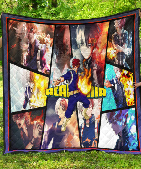Shoto Todoroki My Hero Academia Premium Quilt Blanket Anime Home Decor Custom For Fans NA060701