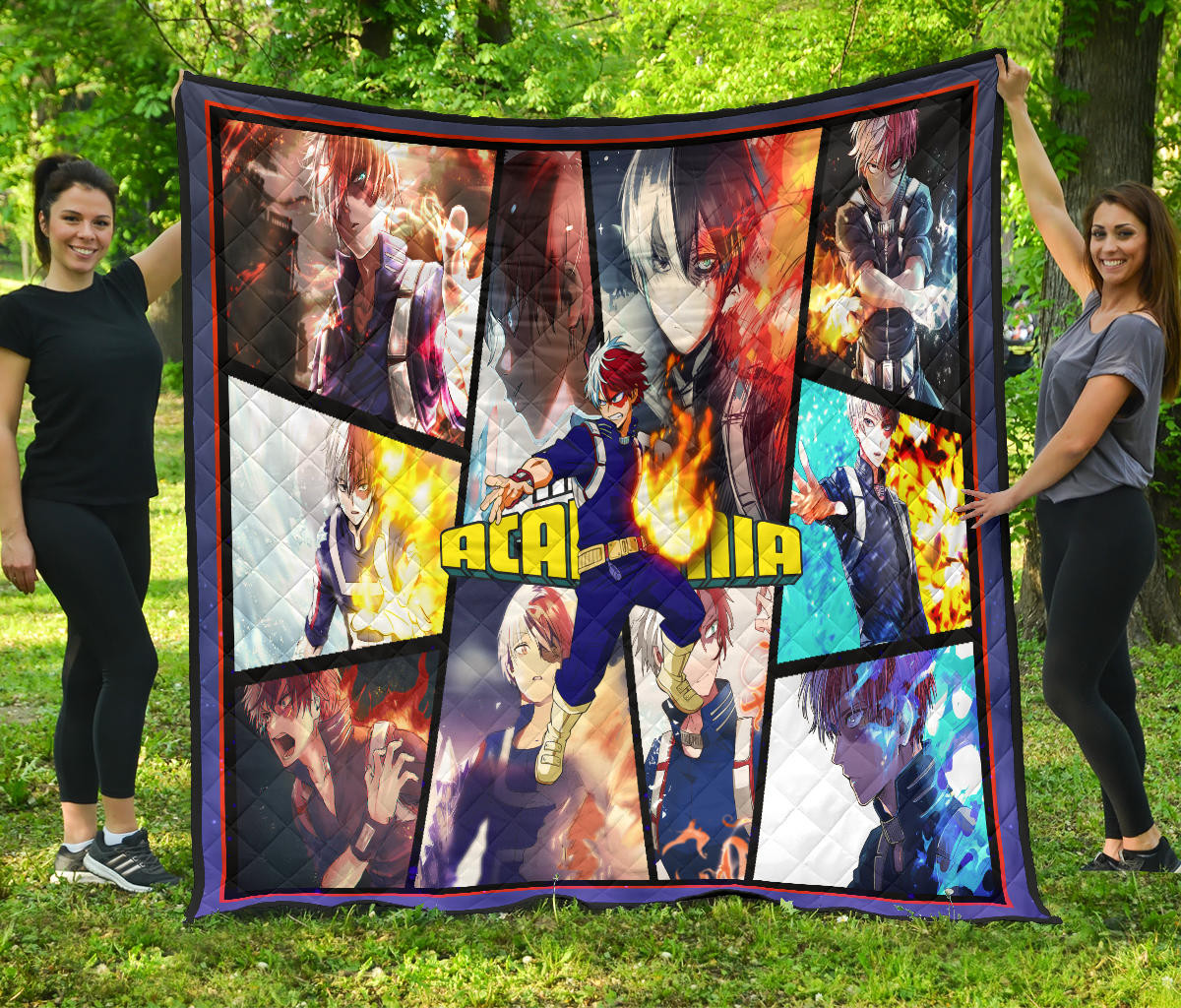 Shoto Todoroki My Hero Academia Premium Quilt Blanket Anime Home Decor Custom For Fans NA060701