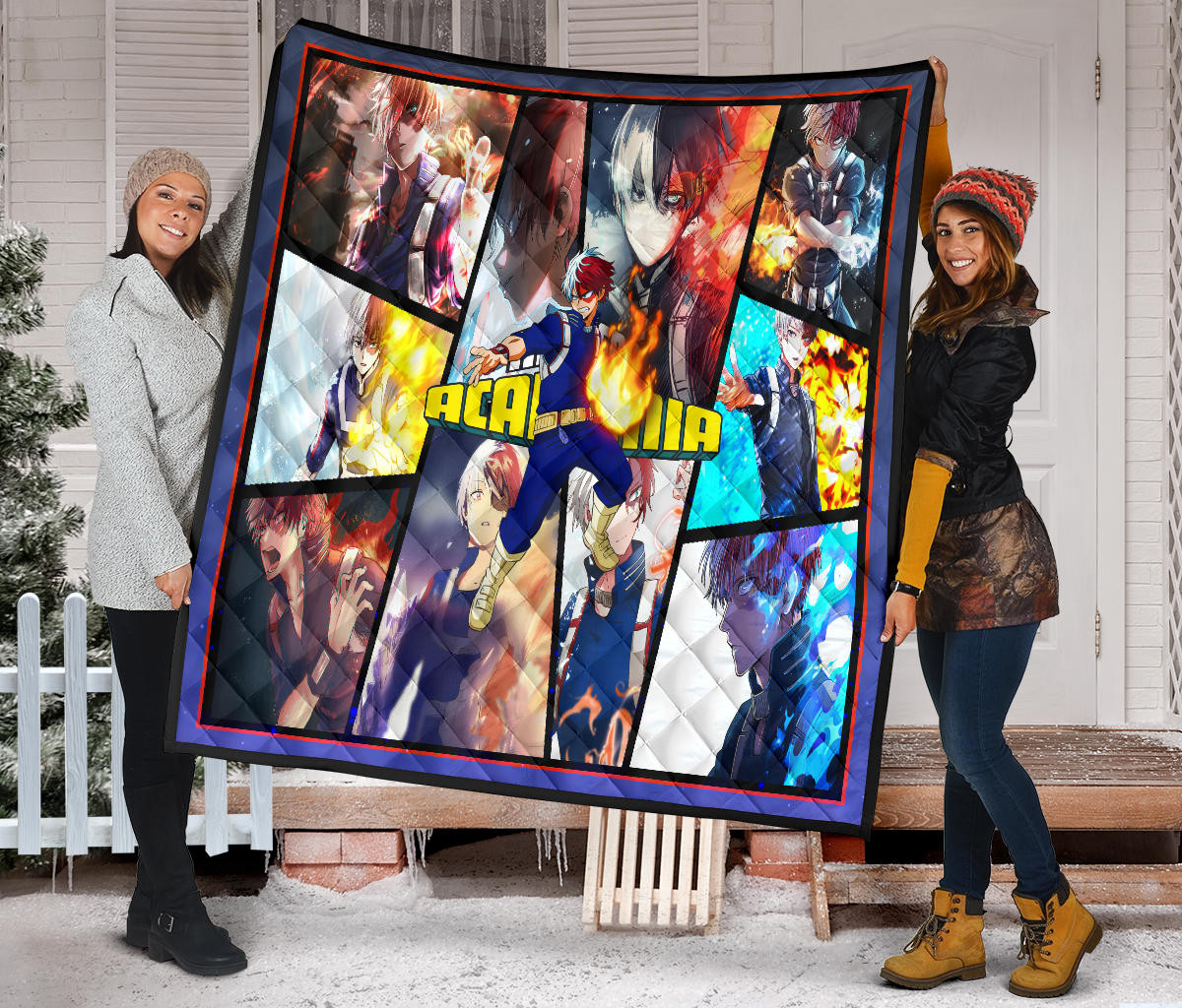 Shoto Todoroki My Hero Academia Premium Quilt Blanket Anime Home Decor Custom For Fans NA060701 - Image 2