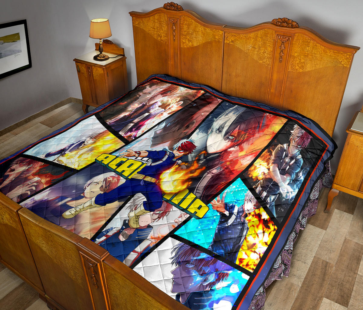 Shoto Todoroki My Hero Academia Premium Quilt Blanket Anime Home Decor Custom For Fans NA060701 - Image 11