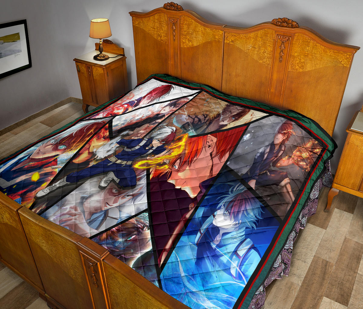 Shoto Todoroki My Hero Academia Premium Quilt Blanket Anime Home Decor Custom For Fans NA060702 - Image 11