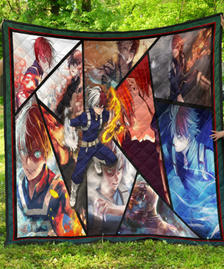 Shoto Todoroki My Hero Academia Premium Quilt Blanket Anime Home Decor Custom For Fans NA060702