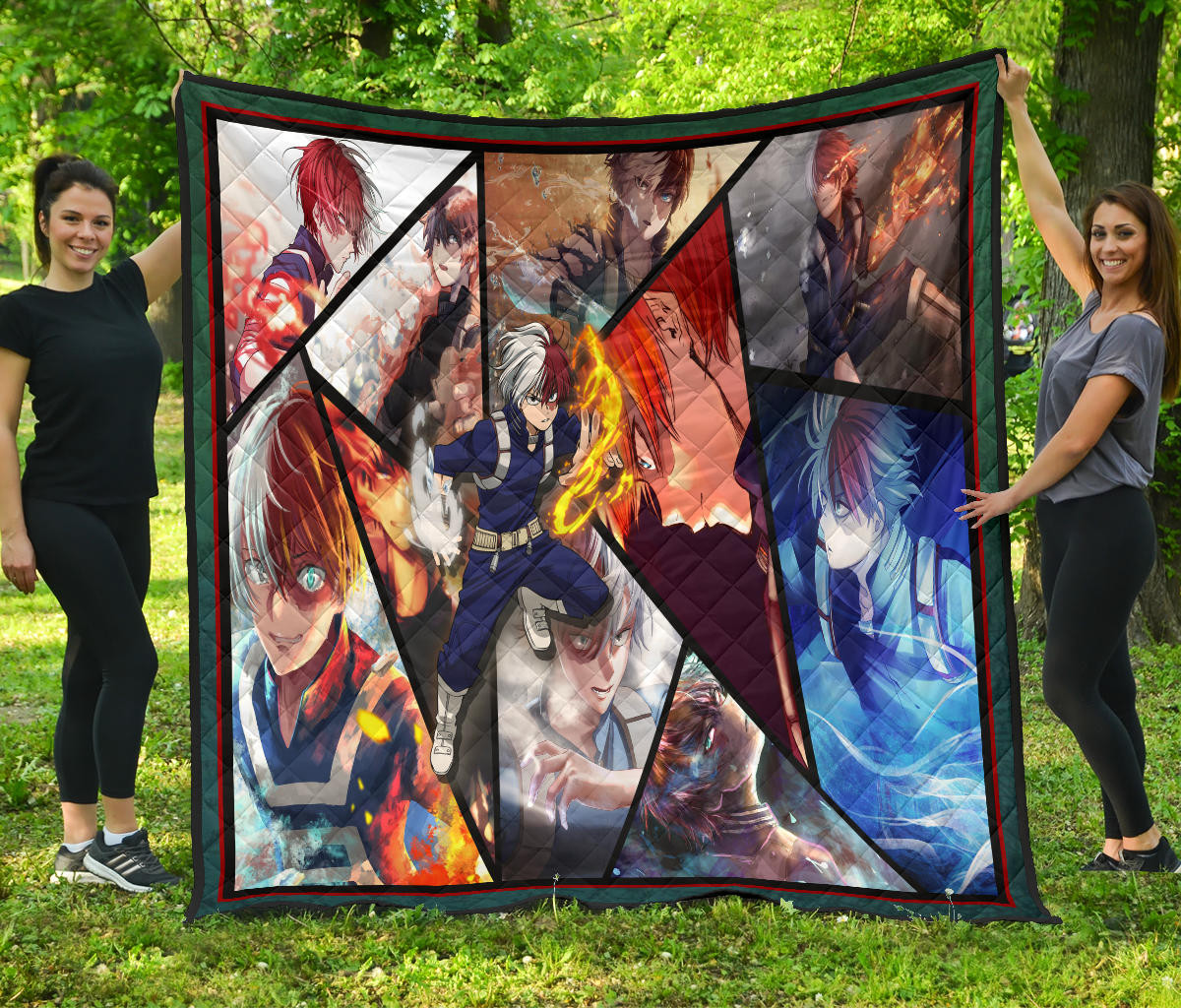 Shoto Todoroki My Hero Academia Premium Quilt Blanket Anime Home Decor Custom For Fans NA060702