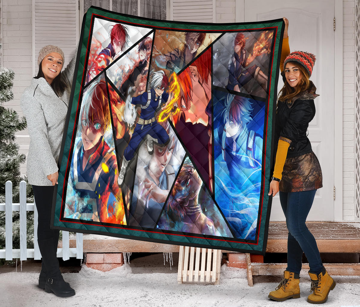 Shoto Todoroki My Hero Academia Premium Quilt Blanket Anime Home Decor Custom For Fans NA060702 - Image 2