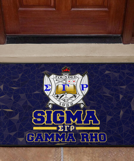Sigma Gamma Rho Door Mat Sorority Home Decor Custom For Fans AT22082403