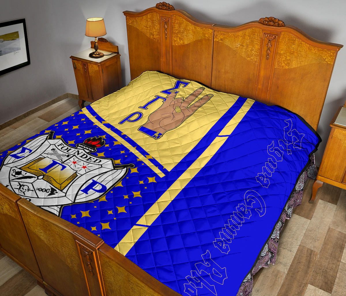 Sigma Gamma Rho Premium Quilt Blanket Sorority Home Decor Custom For Fans AT22082401 - Image 11