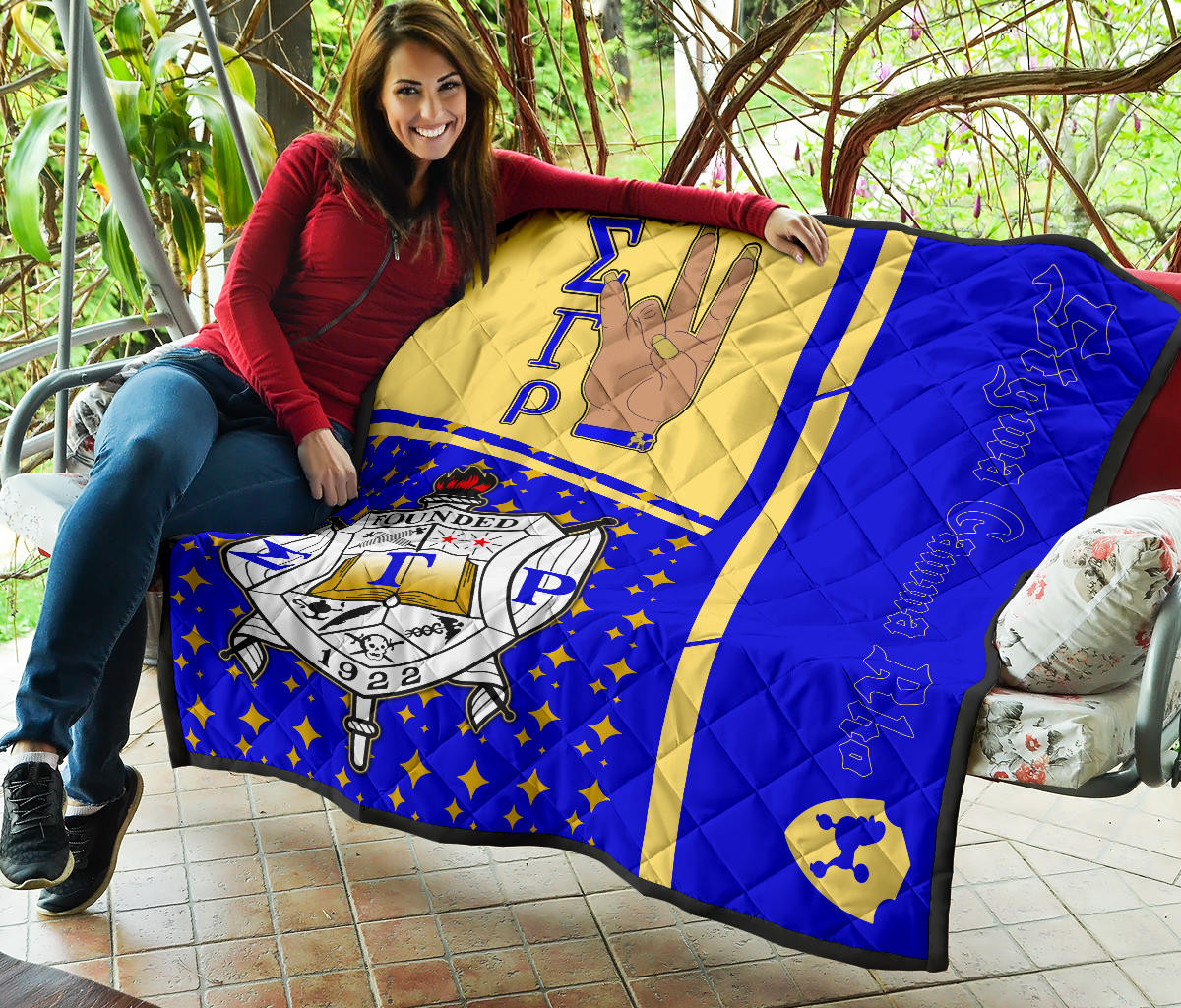 Sigma Gamma Rho Premium Quilt Blanket Sorority Home Decor Custom For Fans AT22082401 - Image 7