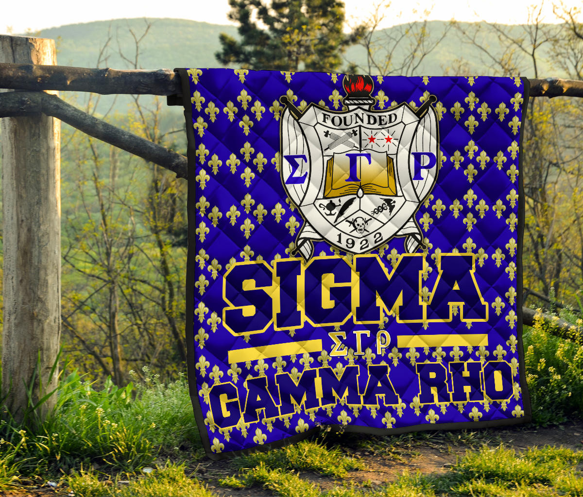 Sigma Gamma Rho Premium Quilt Blanket Sorority Home Decor Custom For Fans AT22082402 - Image 8