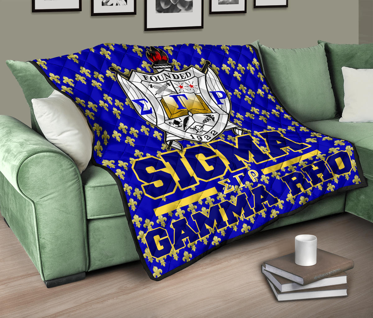 Sigma Gamma Rho Premium Quilt Blanket Sorority Home Decor Custom For Fans AT22082402 - Image 10