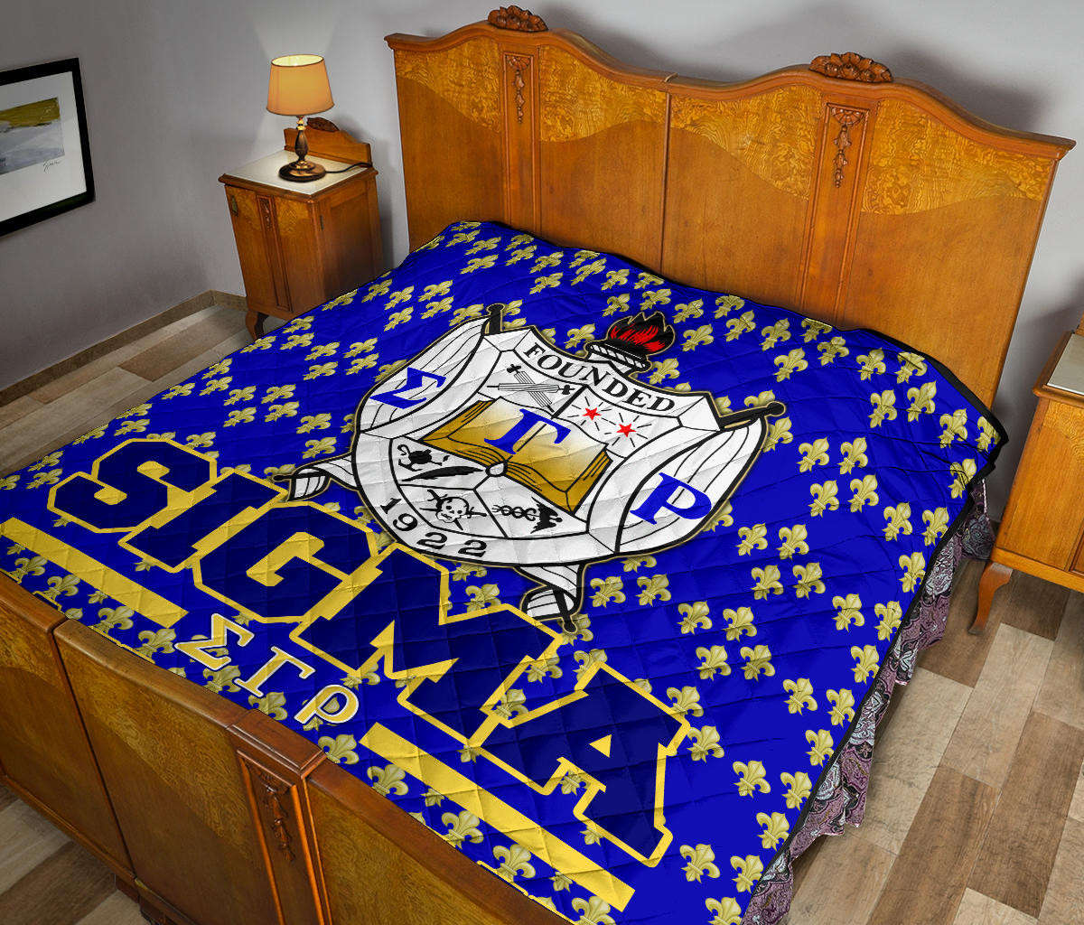 Sigma Gamma Rho Premium Quilt Blanket Sorority Home Decor Custom For Fans AT22082402 - Image 11
