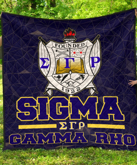 Sigma Gamma Rho Premium Quilt Blanket Sorority Home Decor Custom For Fans AT22082403