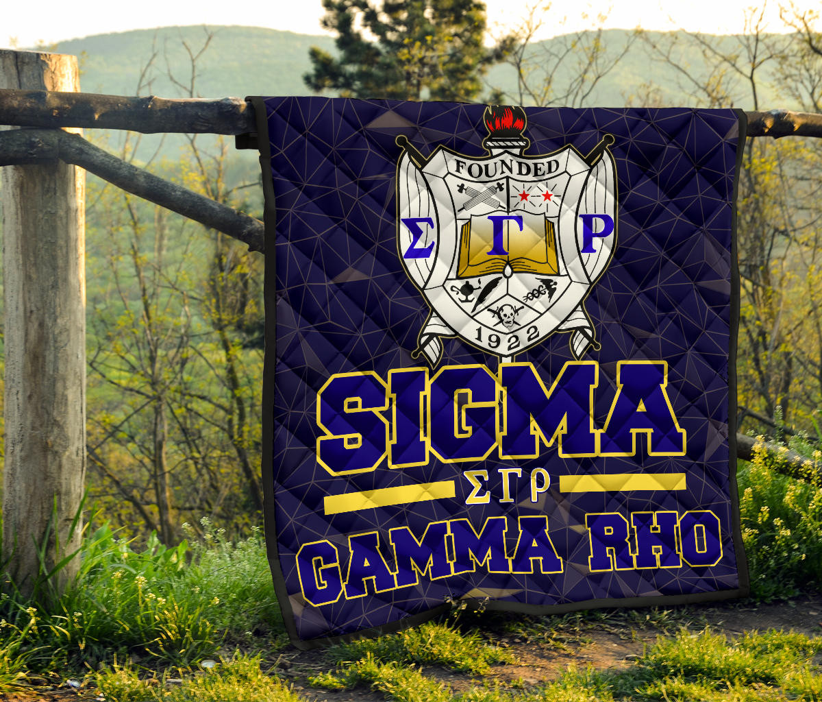 Sigma Gamma Rho Premium Quilt Blanket Sorority Home Decor Custom For Fans AT22082403 - Image 8