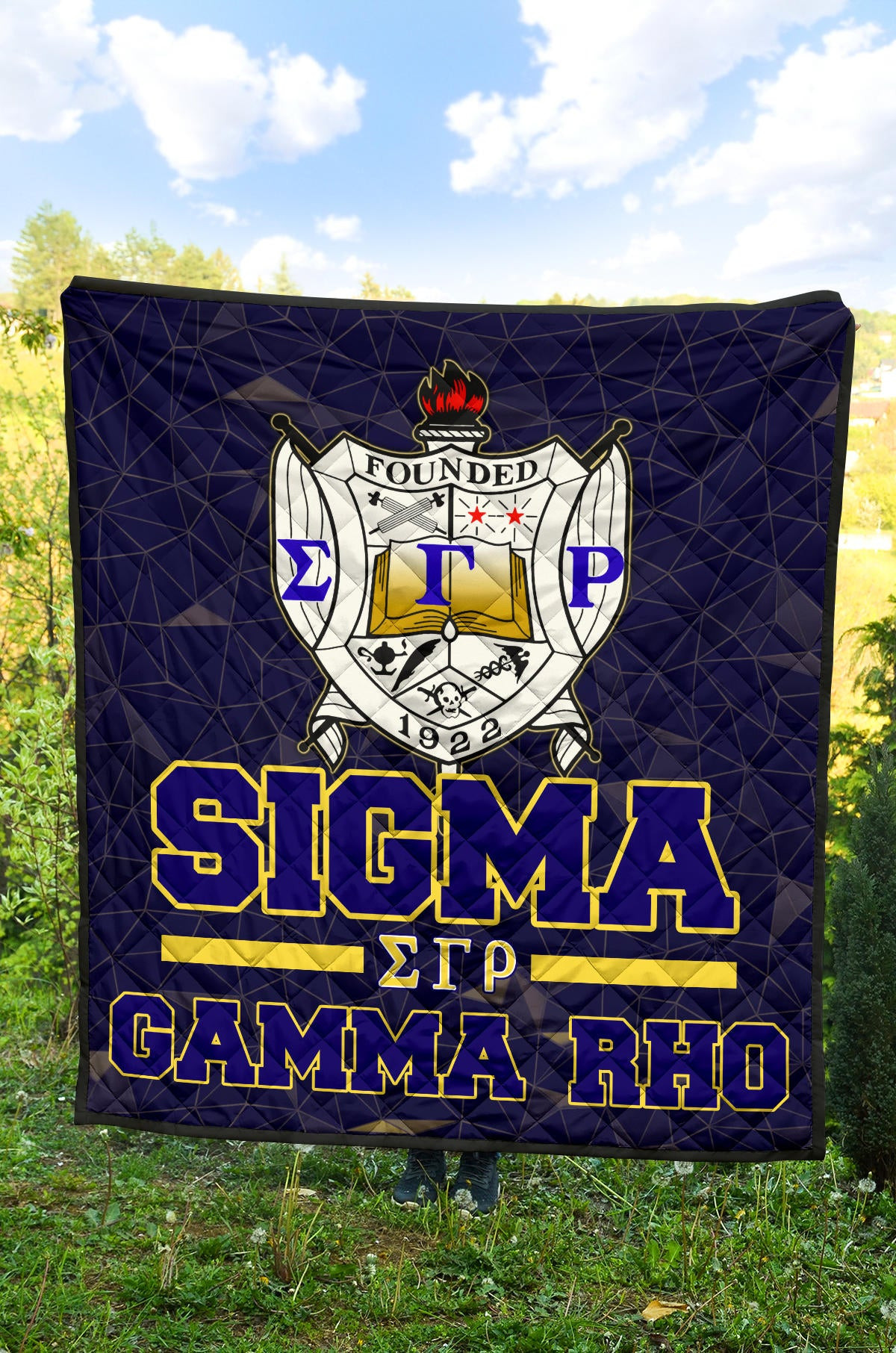 Sigma Gamma Rho Premium Quilt Blanket Sorority Home Decor Custom For Fans AT22082403 - Image 4