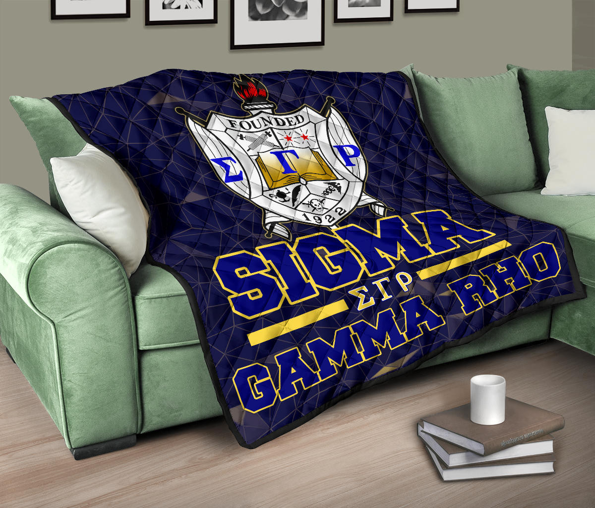 Sigma Gamma Rho Premium Quilt Blanket Sorority Home Decor Custom For Fans AT22082403 - Image 10