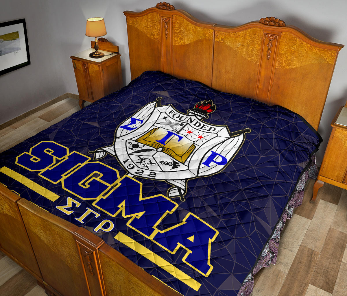 Sigma Gamma Rho Premium Quilt Blanket Sorority Home Decor Custom For Fans AT22082403 - Image 11