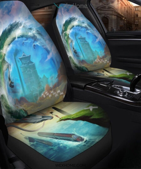 Spirited Away Dragon Anime Car Seat Covers