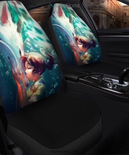 Spirited Away Kiss Anime Car Seat Covers