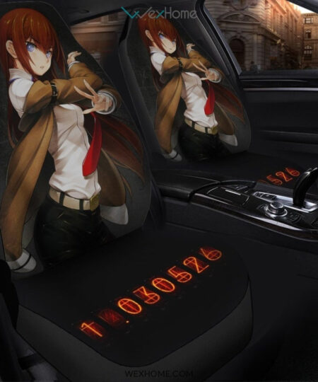 Steins Gate Anime Car Seat Covers
