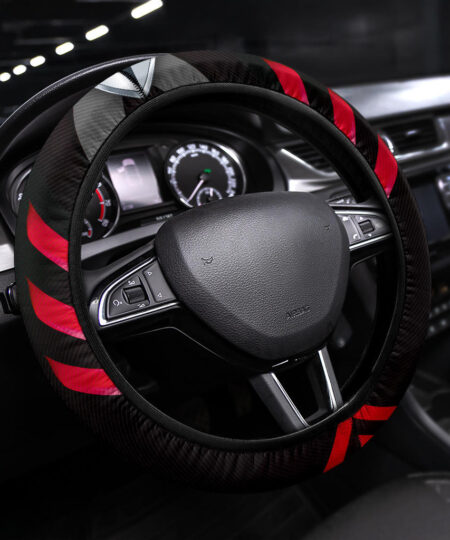 Tesla Symbol Steering Wheel Cover Automotive Car Accessories Custom For Fans AA22122004