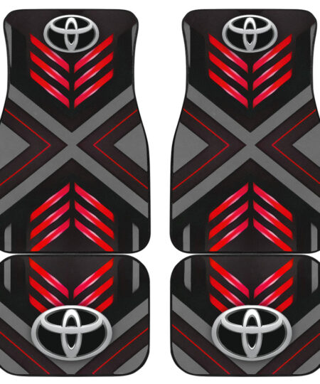 Toyota Symbol Car Floor Mats Automotive Car Accessories Custom For Fans AA22122104