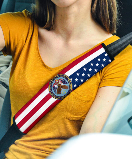 US Independence Day Bald Eagle Veteran Affairs Fourth Of July Seat Belt Covers